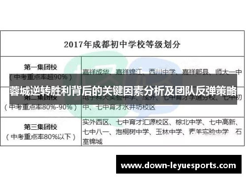 蓉城逆转胜利背后的关键因素分析及团队反弹策略 蓉城逆转胜利背后的关键因素分析及团队反弹策略